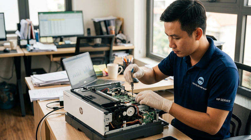 Khi Nào Cần Gọi Dịch Vụ Sửa Máy In HP Tại Nhà?
