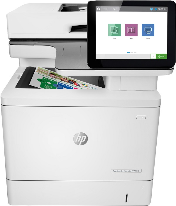 Máy in Laser màu đa năng HP Color LaserJet Enterprise MFP M578dn (7ZU85A) - Ảnh 3