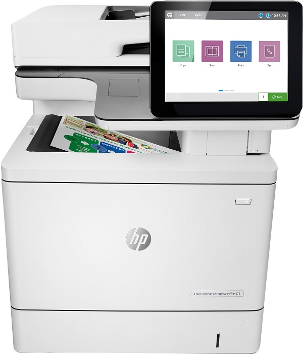 Máy in Laser màu đa năng HP Color LaserJet Enterprise MFP M578f (7ZU86A) - Ảnh 3