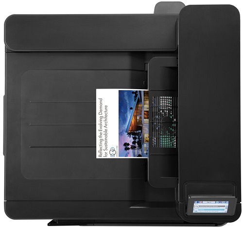 Máy in HP Color LaserJet Enterprise M855x+ NFC/Wireless Direct Printer (D7P73A) - Ảnh 2