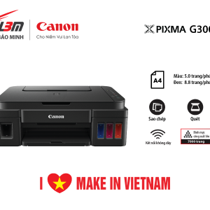 Máy In Phun Đa Năng Canon Pixma G3000 (In, Scan, Copy, Wi-Fi, Bình Mực Liên Tục)