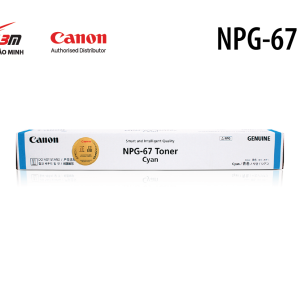 Hộp Mực Màu Canon NPG-67 C (Cyan) Chính Hãng – Dành Cho imageRUNNER ADVANCE C3320/C3325/C35xx/C37xx Series