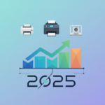 Tạo ảnh minh họa chuyên nghiệp cho bài viết với tiêu đề: "Bảng giá các loại máy in 2025: Cập nhậ