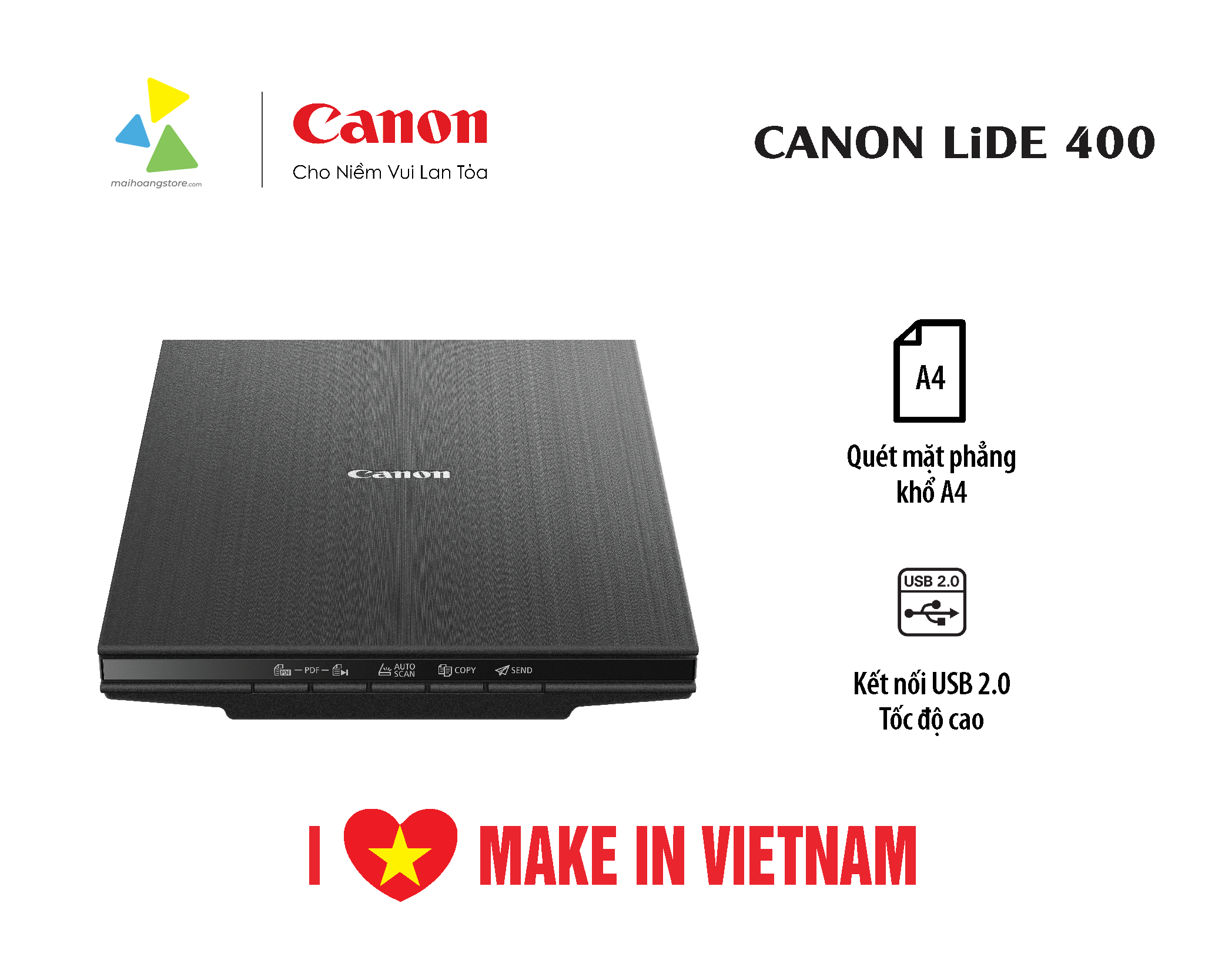 Máy quét phẳng Canon CanoScan LiDE 400