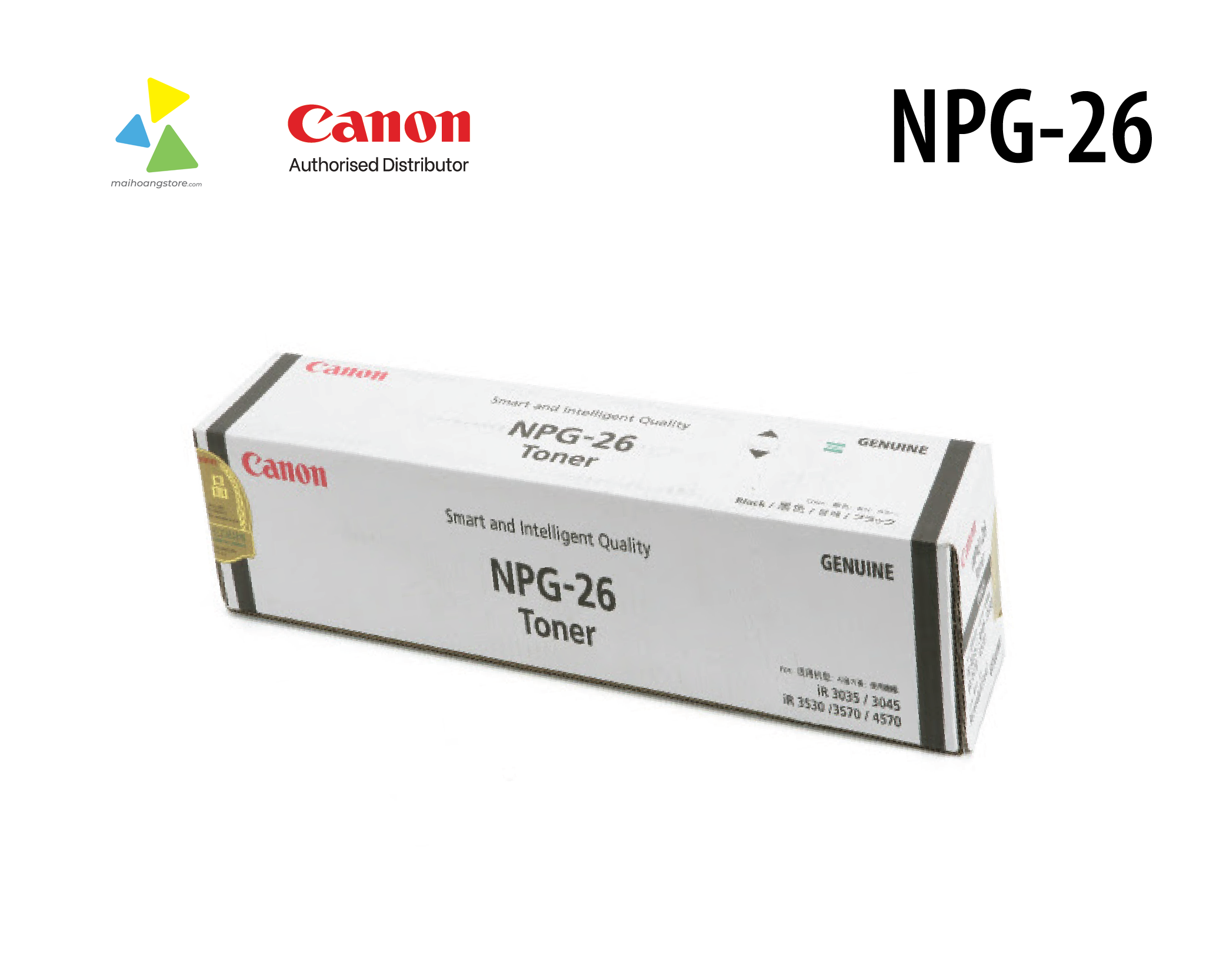 Hộp Mực Canon NPG-26 Đen Chính Hãng Cho Máy Photocopy Canon IR 3530/3570/3035/3045/4570
