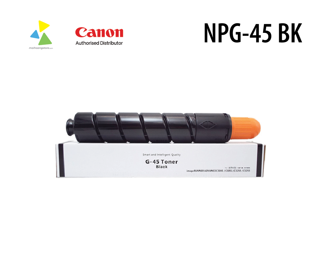 Hộp Mực Canon NPG-45 BK Chính Hãng - Dành cho Canon iR-ADV C5051/C5045, C5255/C5250