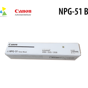 Hộp mực Canon NPG-51 BK Đen cho máy in iR2520W/ 2525W/ 2530W