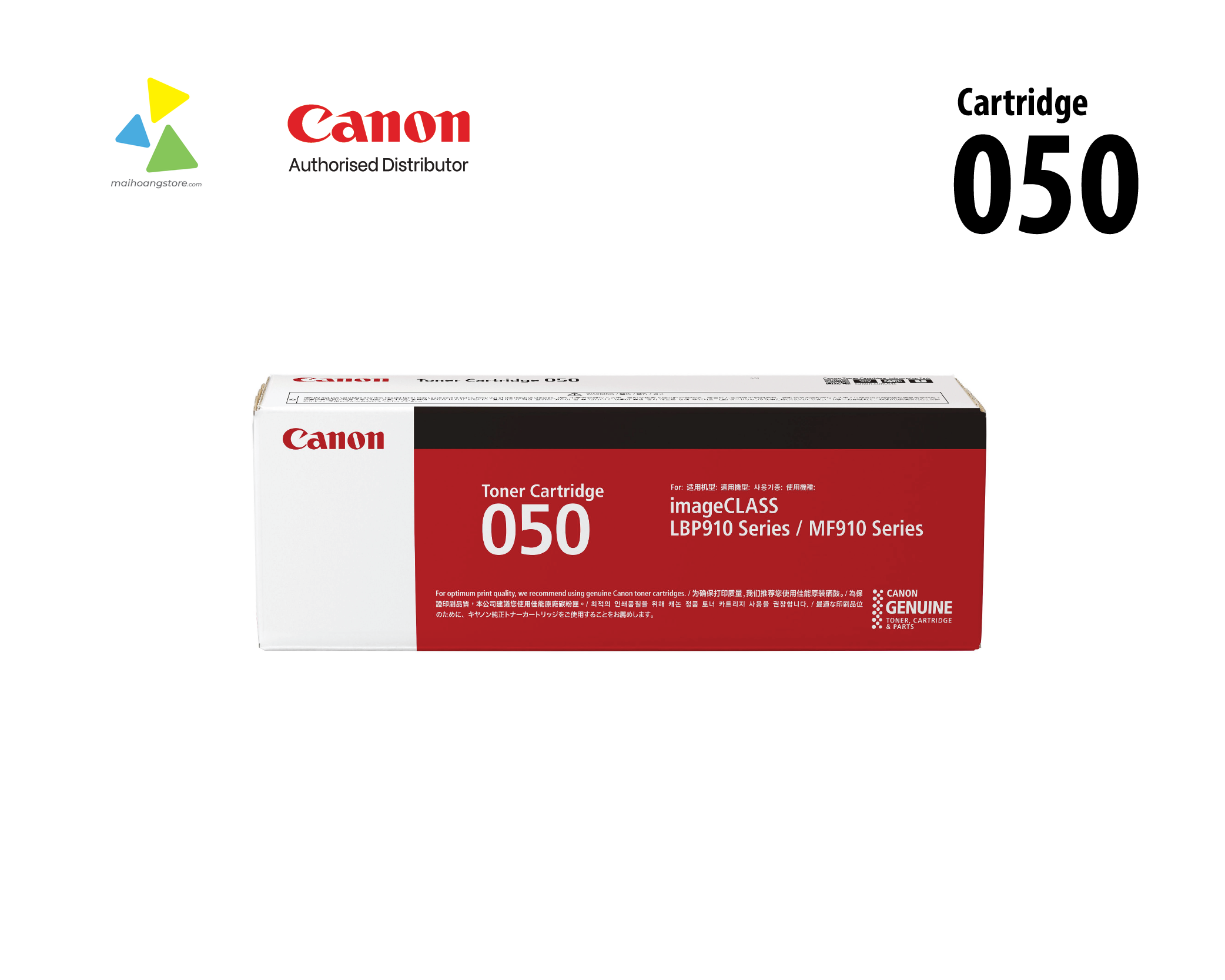 Hộp Mực In Canon 050 Đen (Black) Chính Hãng cho Canon LBP910/MF910 Series