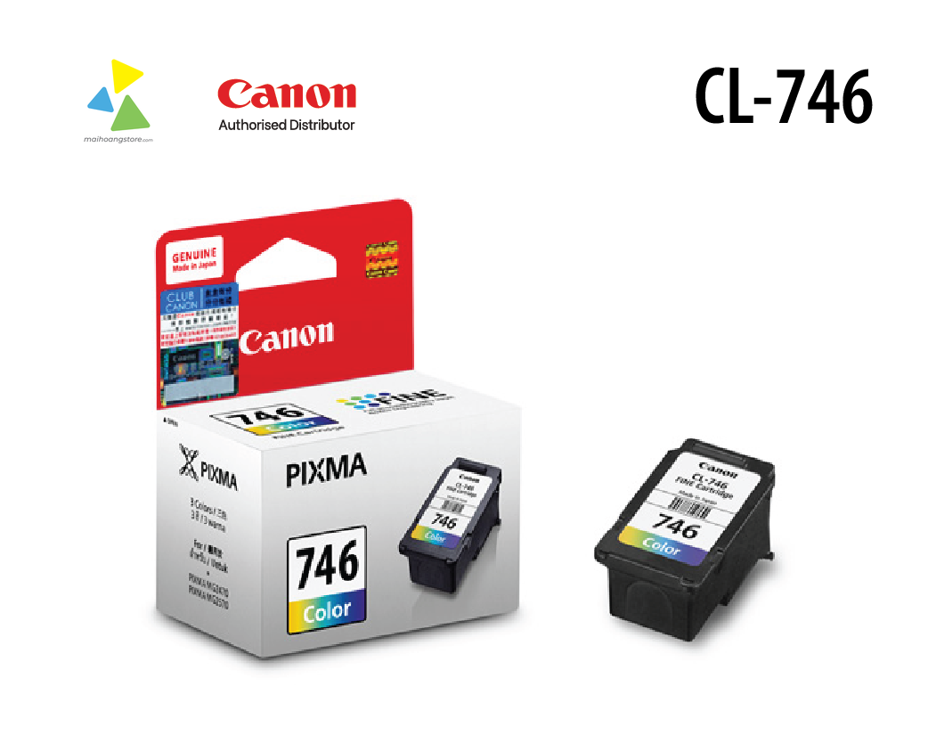 Hộp Mực In Canon CL-746 (Màu) Chính Hãng cho Pixma iP, MG, TS, TR Series