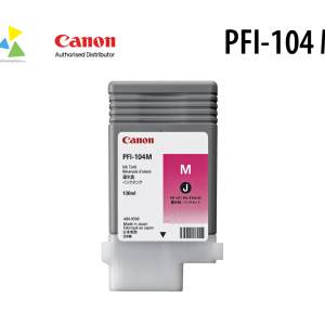 Hộp Mực In Canon PFI-104 M (Magenta) Chính Hãng cho Máy In Phun Khổ Lớn imagePROGRAF