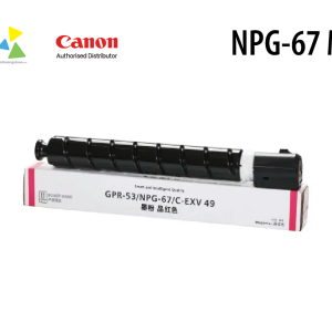 Hộp Mực Màu Canon NPG-67M (Magenta) Chính Hãng cho Canon imageRUNNER ADVANCE C33xx/C35xx/C37xx Series