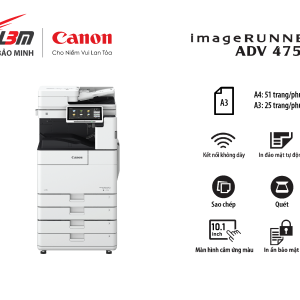 Máy Photocopy Đa Chức Năng Canon imageRUNNER ADVANCE DX 4751i (Đơn sắc A3)