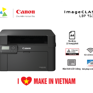 Máy in Laser Đơn sắc Canon LBP913w - In không dây, Tiết kiệm chi phí với 3 hộp mực