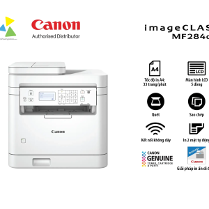 Máy In Laser Đa Năng Canon imageCLASS MF284dw Đen Trắng (In, Scan, Copy, Duplex, WiFi)