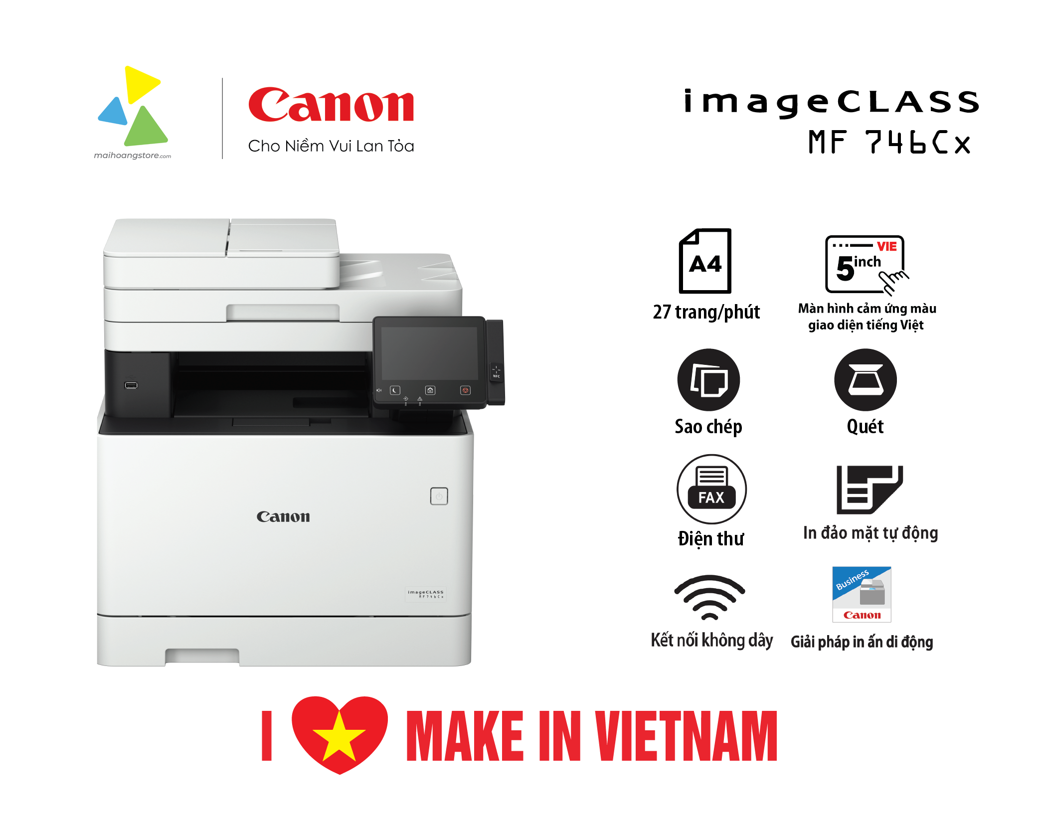 Máy in Laser màu Đa chức năng Canon imageCLASS MF746Cx