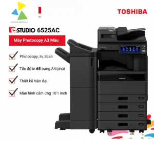 Máy Photocopy Đa Năng A3 Màu Toshiba e-Studio 6525AC – Hiệu Suất Vượt Trội, Bảo Mật Tối Ưu