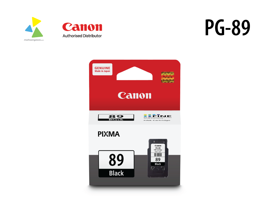 Hộp Mực In Phun Canon PG-89 Đen Chính Hãng (Dùng Cho Canon E560)