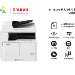 Máy Photocopy Đa Năng Canon imageRUNNER 2006N (In, Sao Chụp, Quét A3, Đen Trắng)