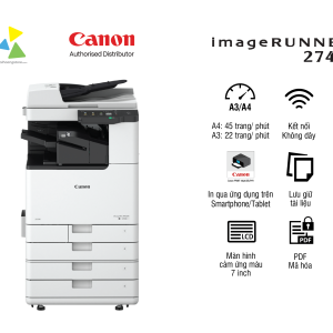 Máy Photocopy Đa Chức Năng Canon imageRUNNER 2745i (Đen Trắng, A3)